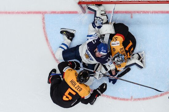 2016 IIHF World Ice Hockey Championship. Finland vs. Germany