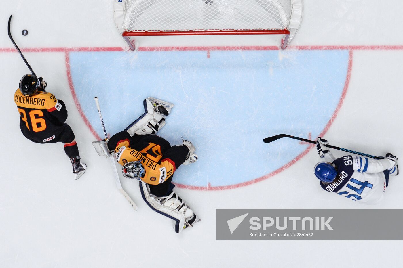 2016 IIHF World Ice Hockey Championship. Finland vs. Germany