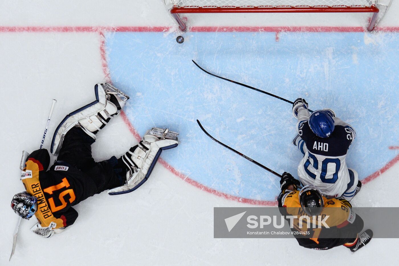 2016 IIHF World Ice Hockey Championship. Finland vs. Germany