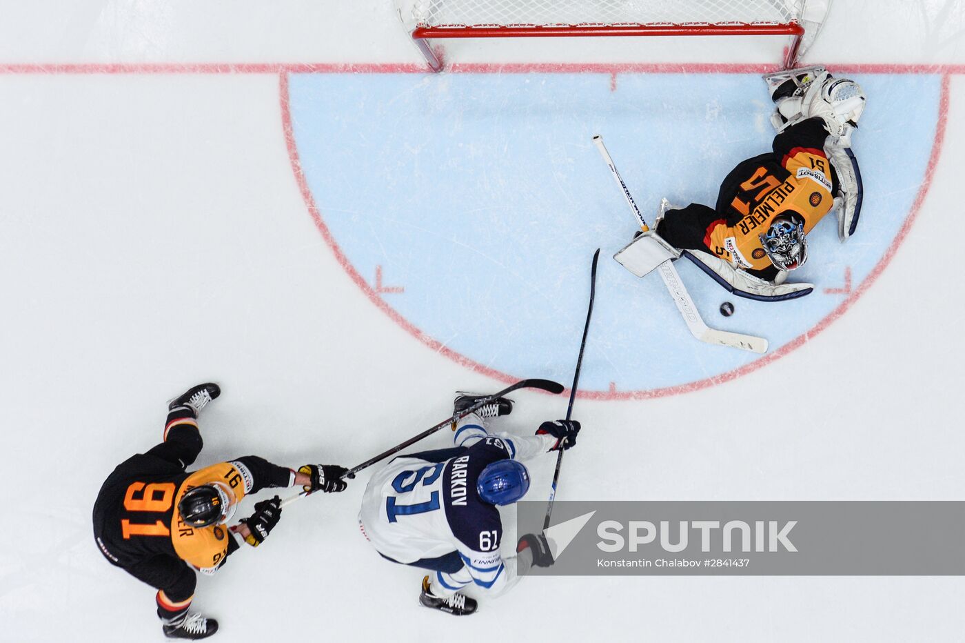 2016 IIHF World Ice Hockey Championship. Finland vs. Germany