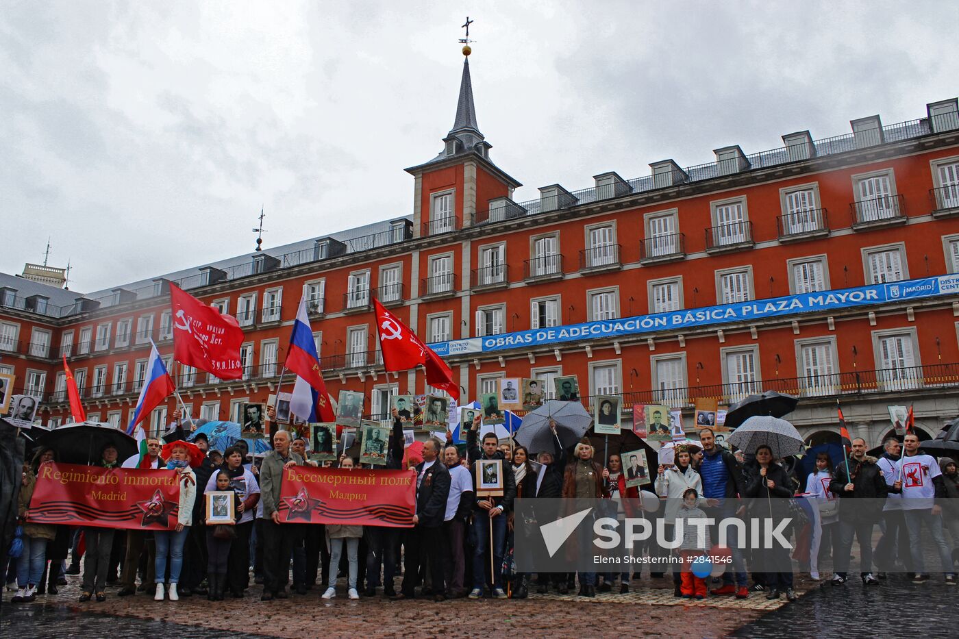 Immortal Regiment march in Europe