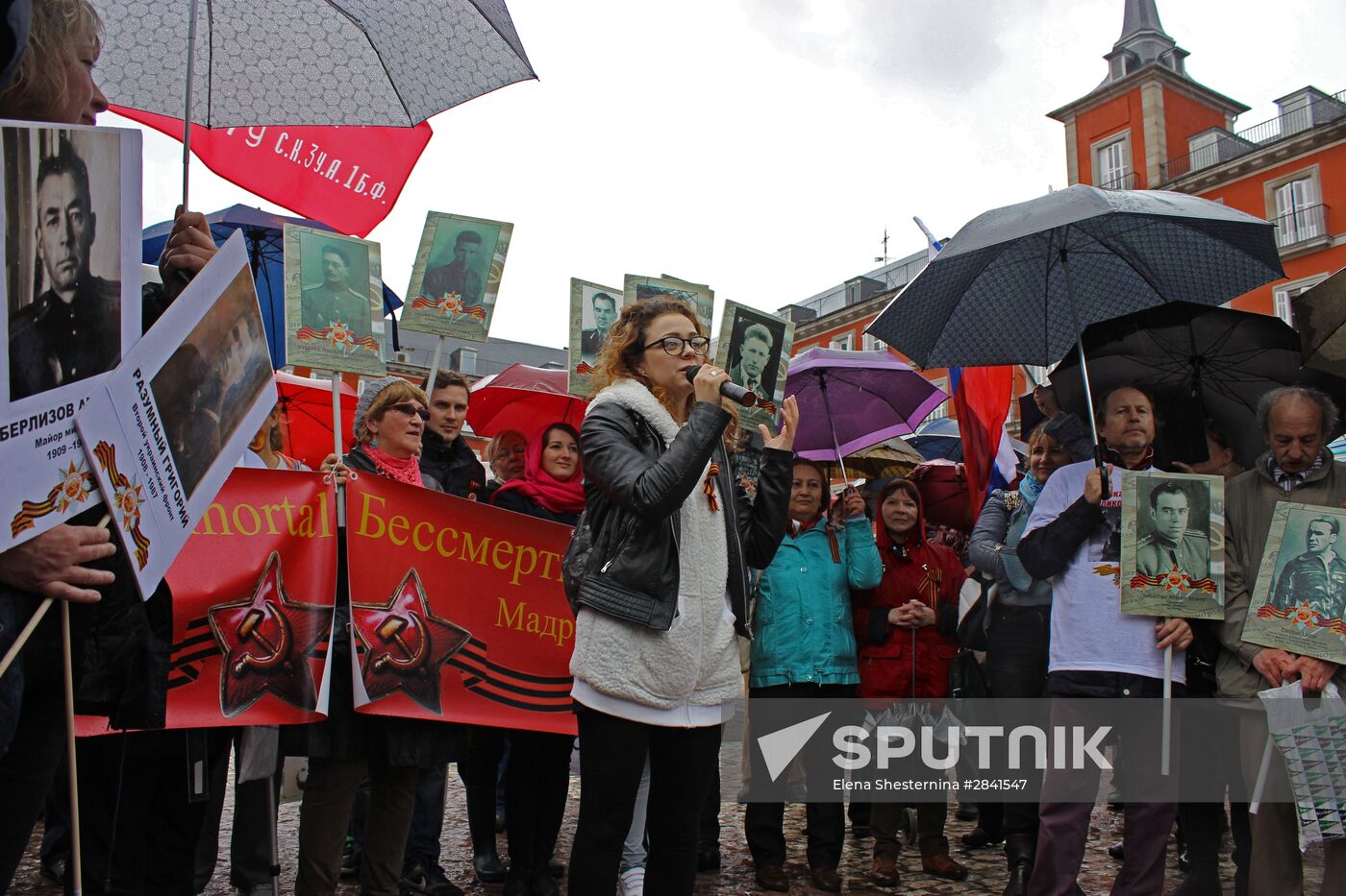 Immortal Regiment march in Europe