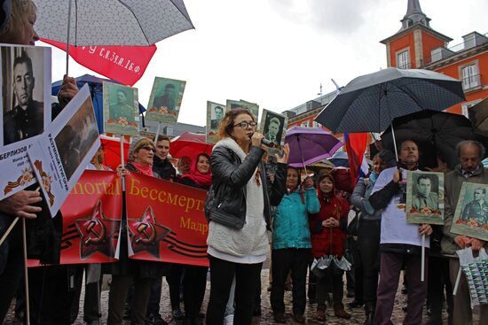 Immortal Regiment march in Europe
