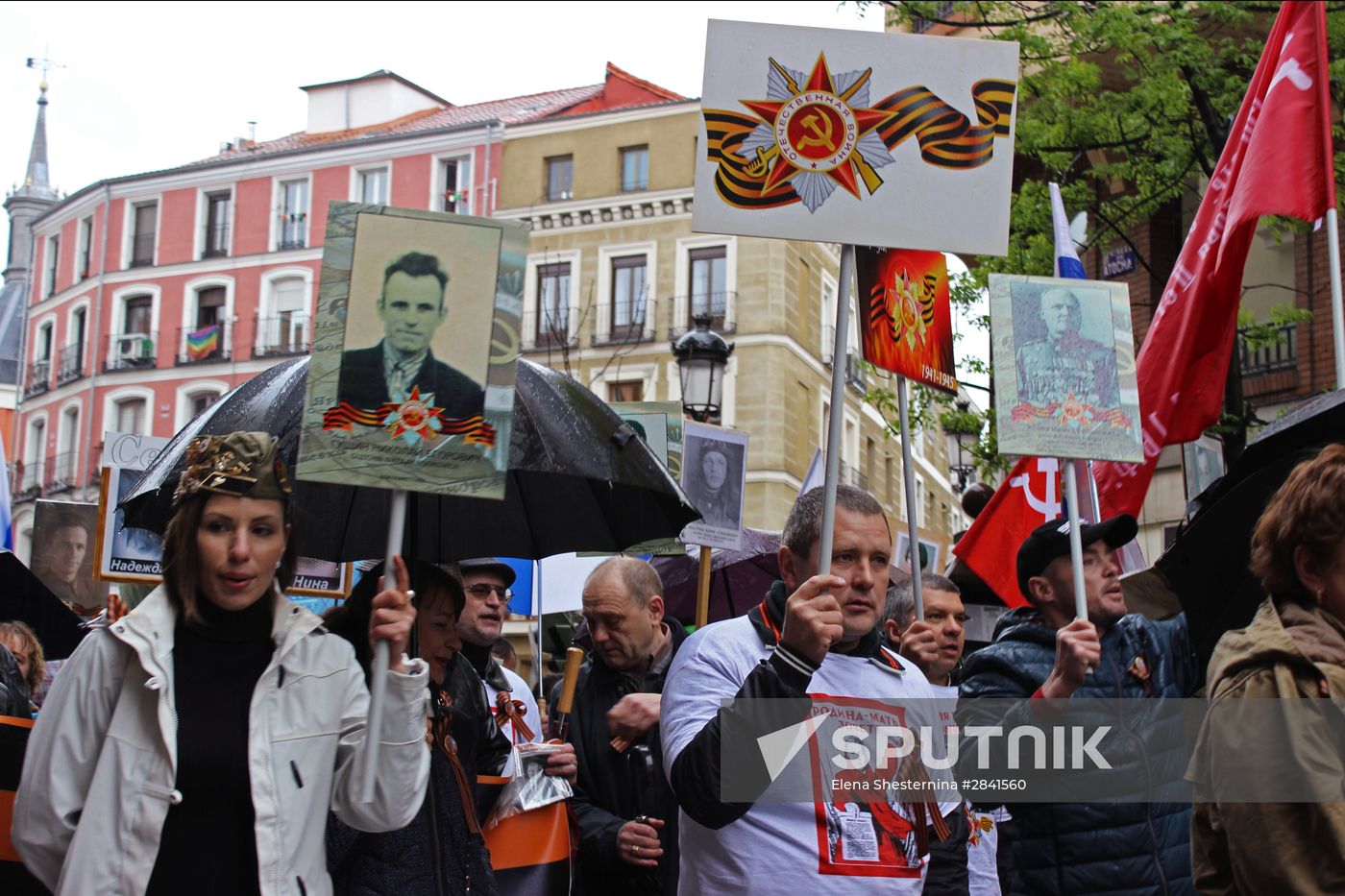 Immortal Regiment march in Europe