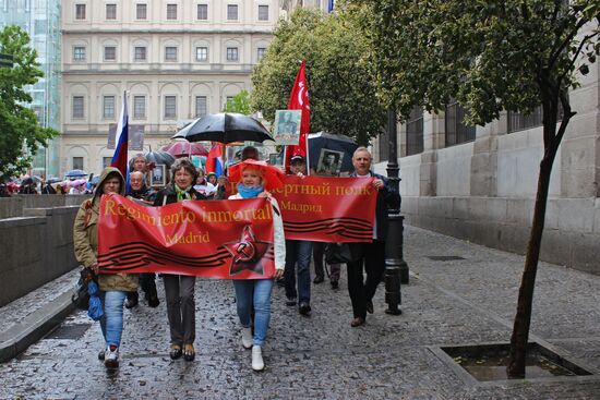 Immortal Regiment march in Europe
