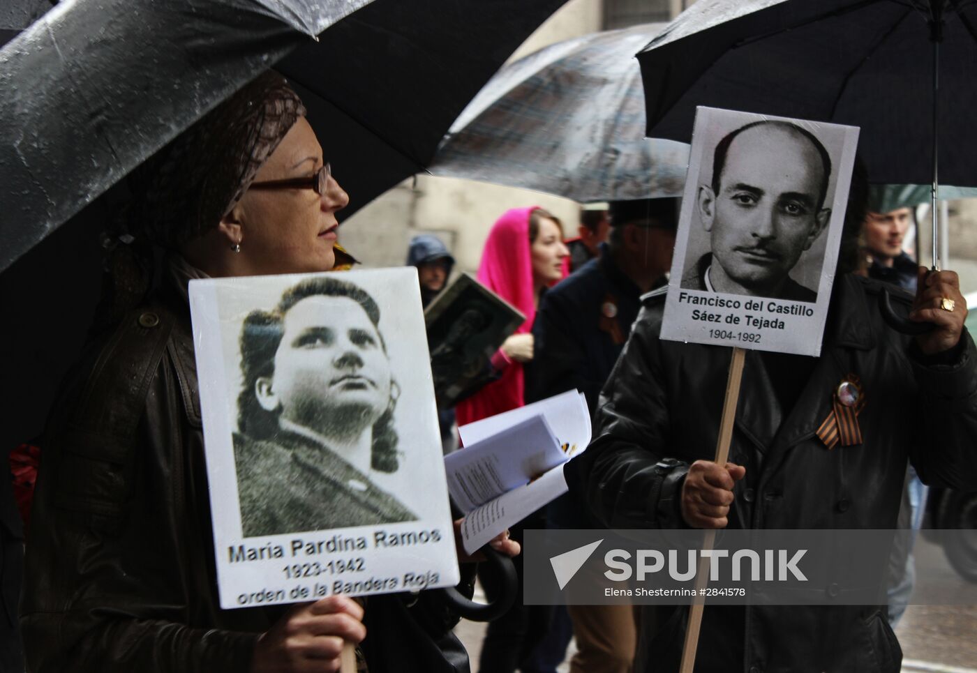 Immortal Regiment march in Europe