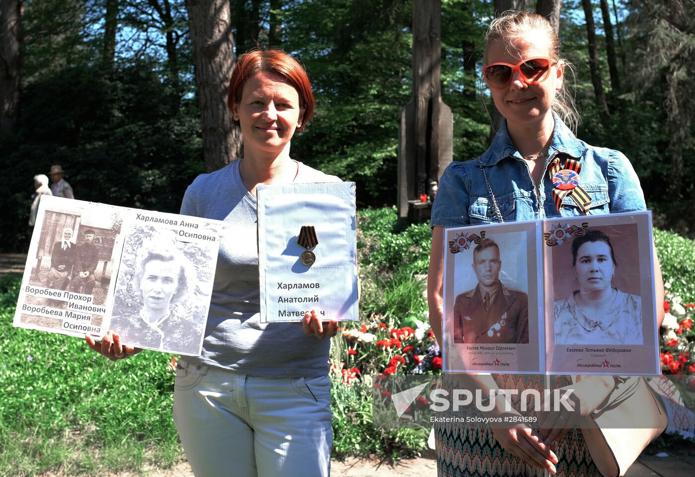 Immortal Regiment march in Europe
