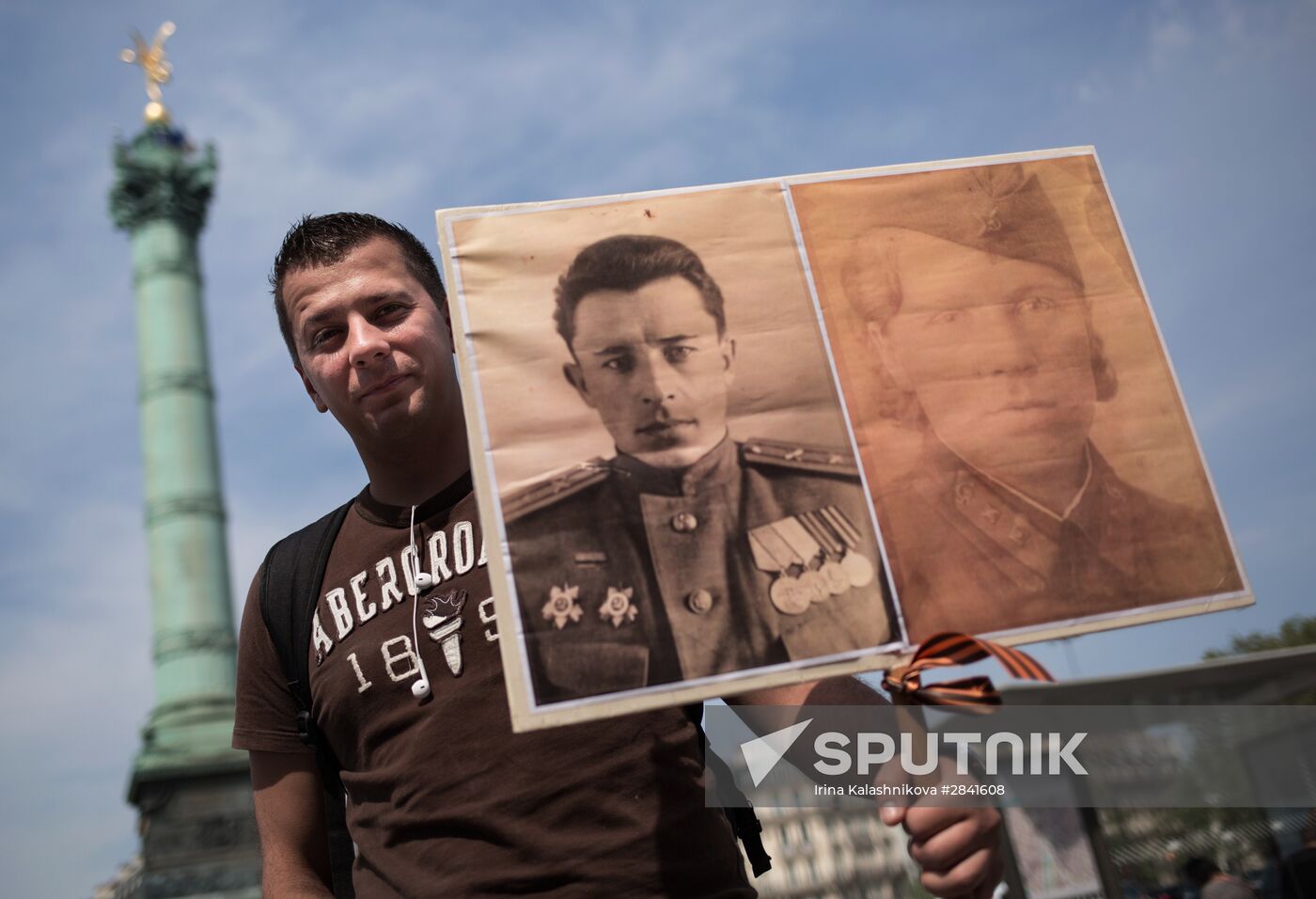 Immortal Regiment march in Europe