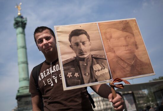 Immortal Regiment march in Europe