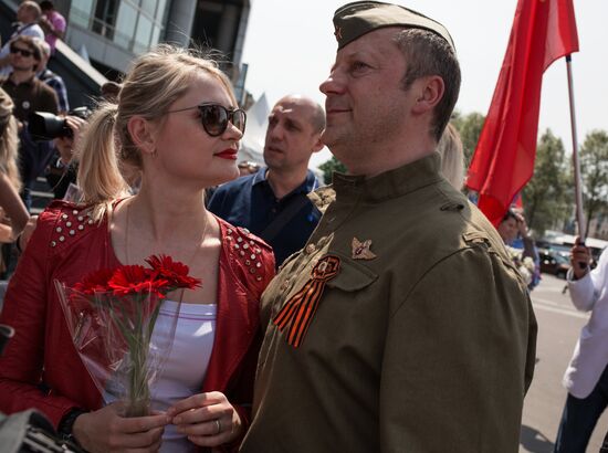 Immortal Regiment march in Europe