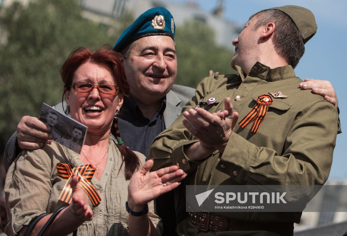 Immortal Regiment march in Europe