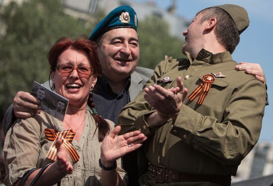 Immortal Regiment march in Europe
