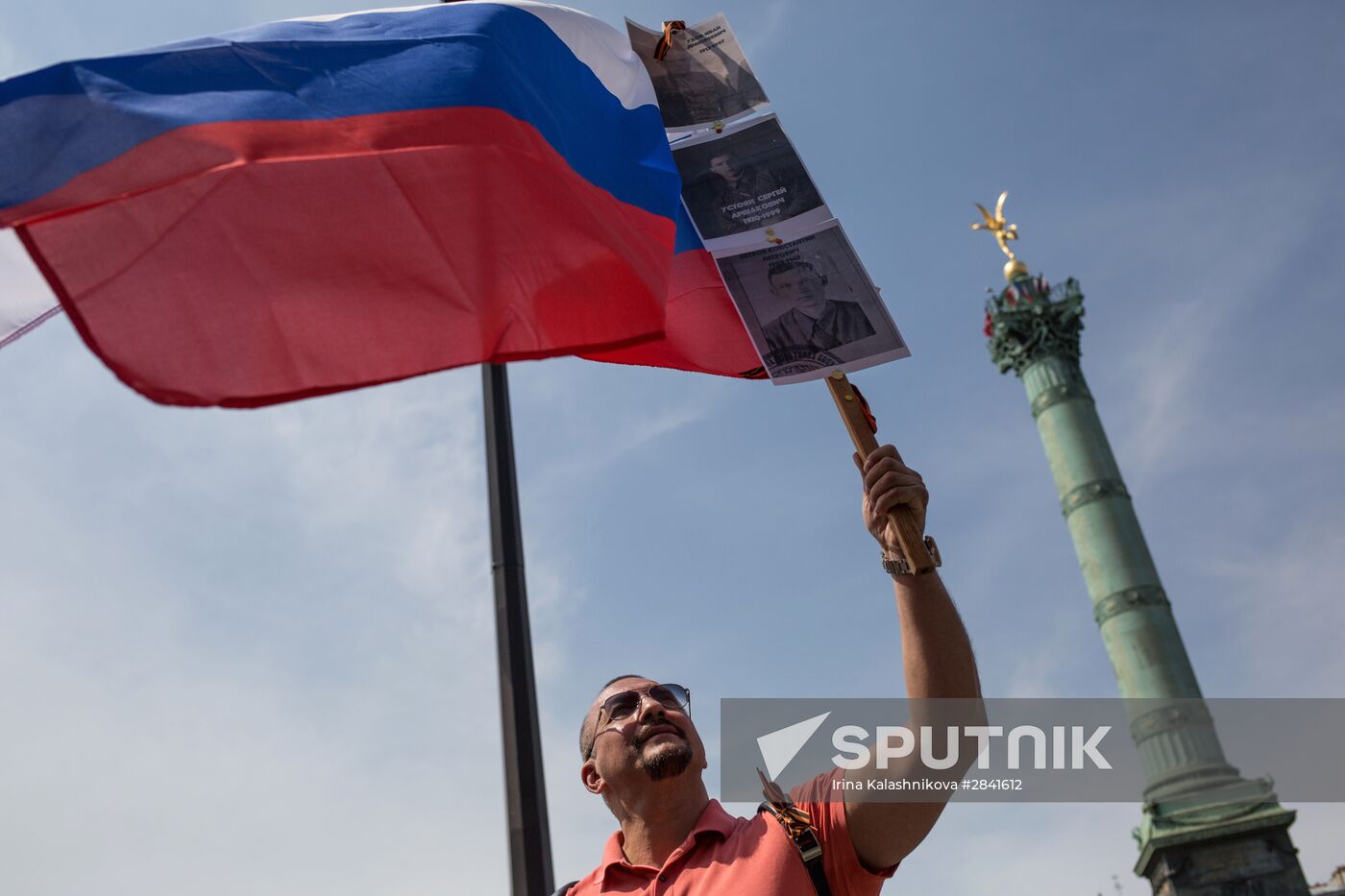 Immortal Regiment march in Europe