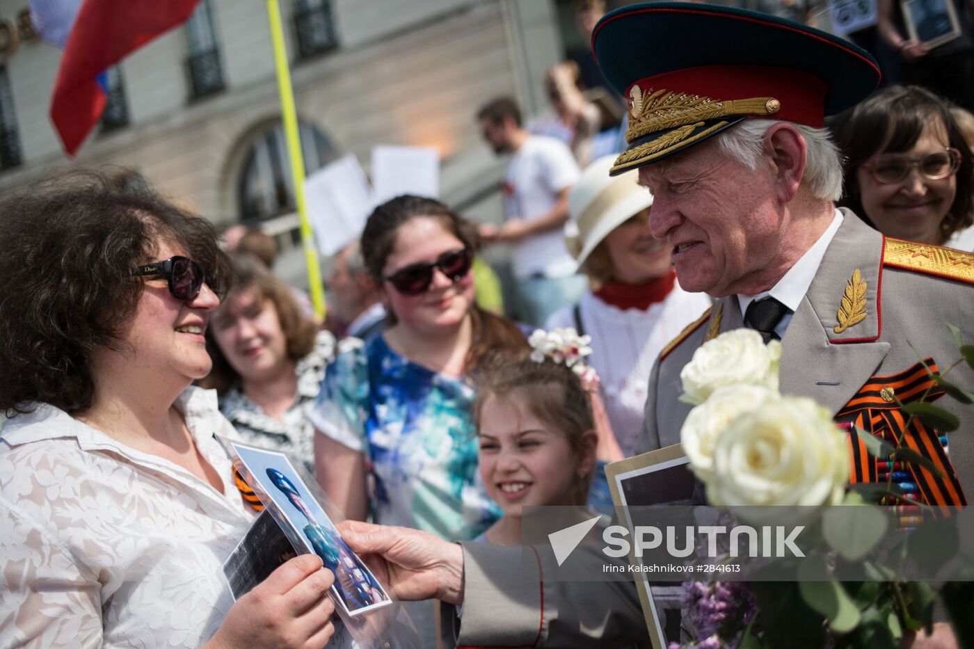 Immortal Regiment march in Europe