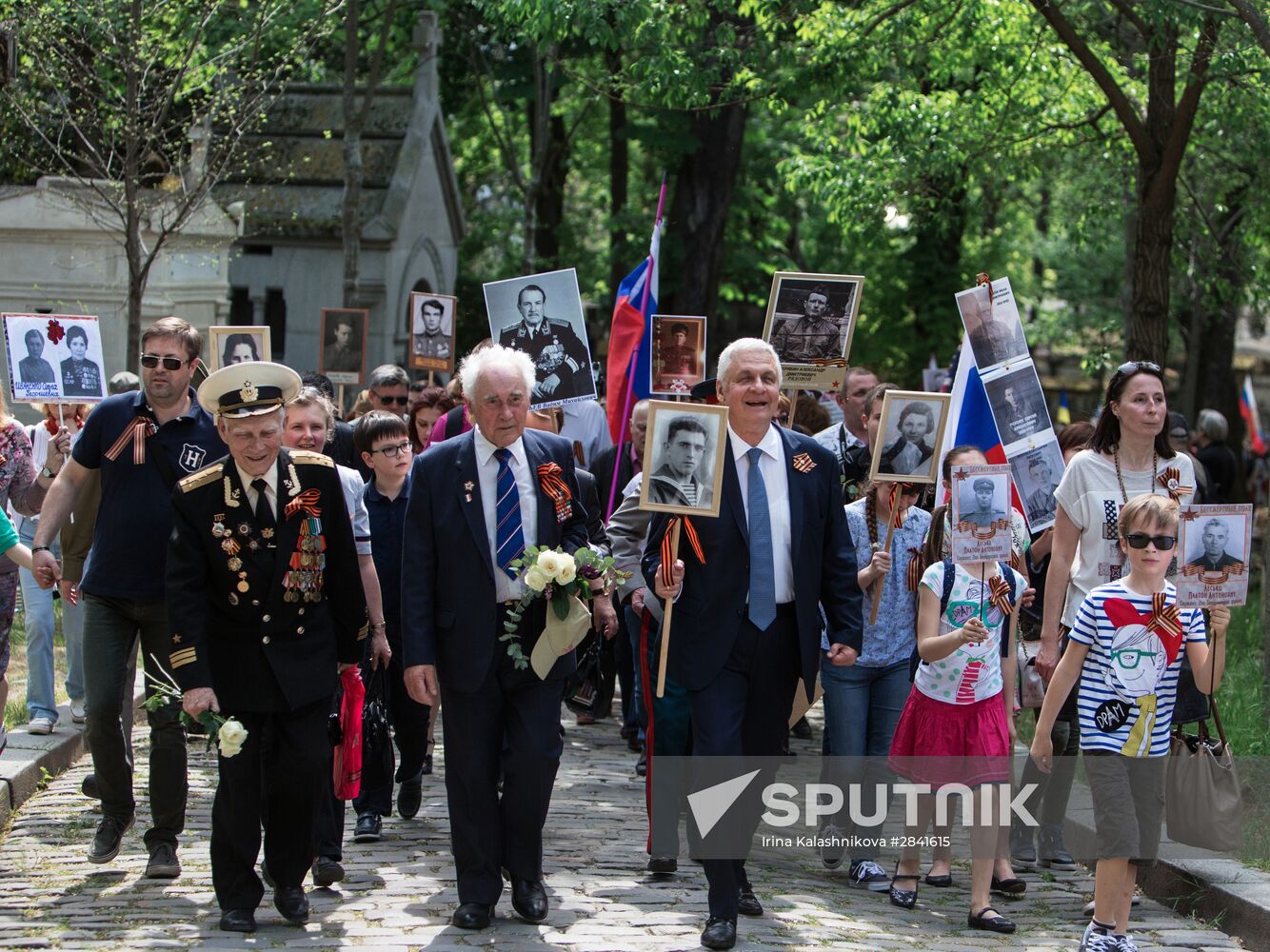 Immortal Regiment march in Europe