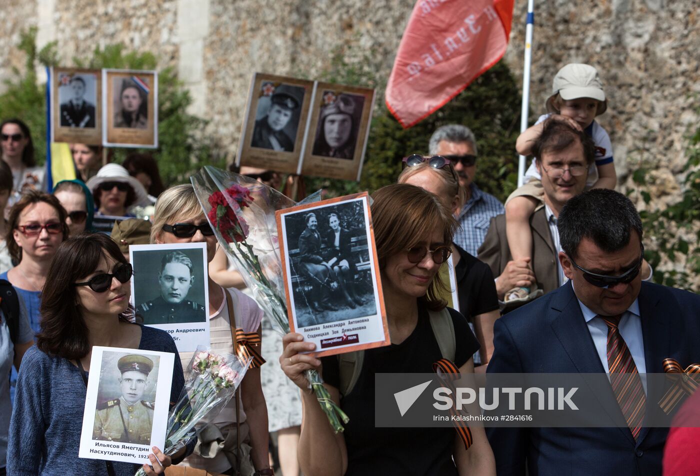 Immortal Regiment march in Europe