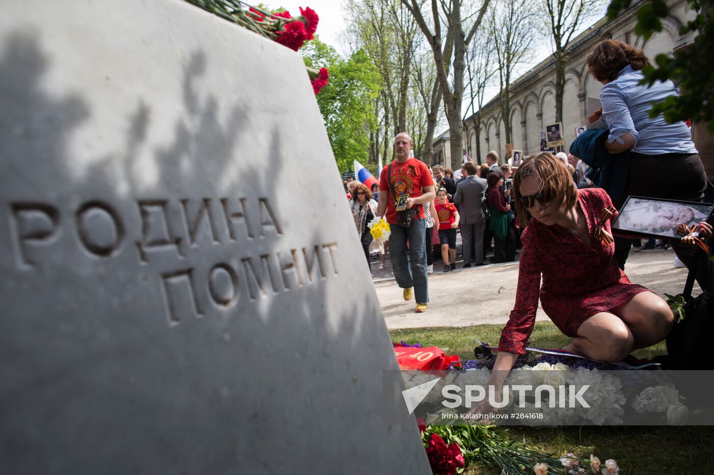 Immortal Regiment march in Europe