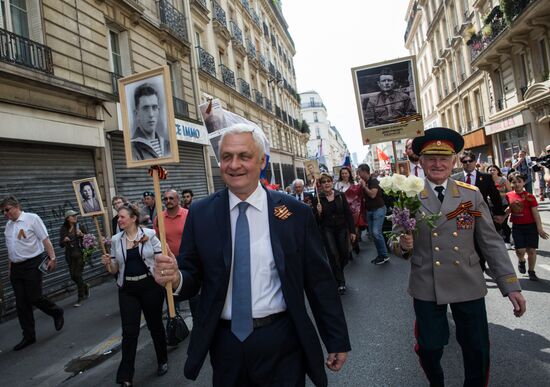 Immortal Regiment march in Europe