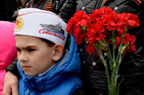 Victory Day Parade in Russian cities
