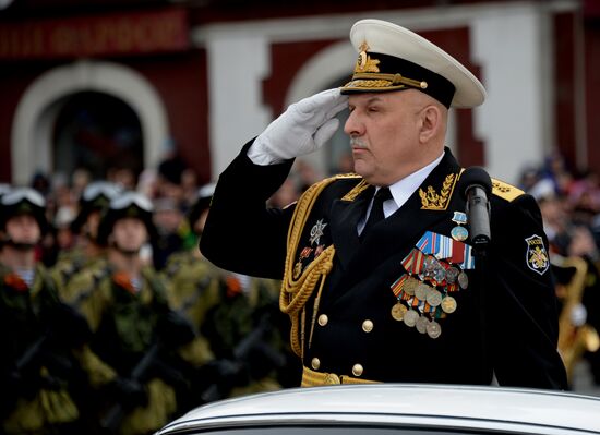Victory Day Parade in Russian cities
