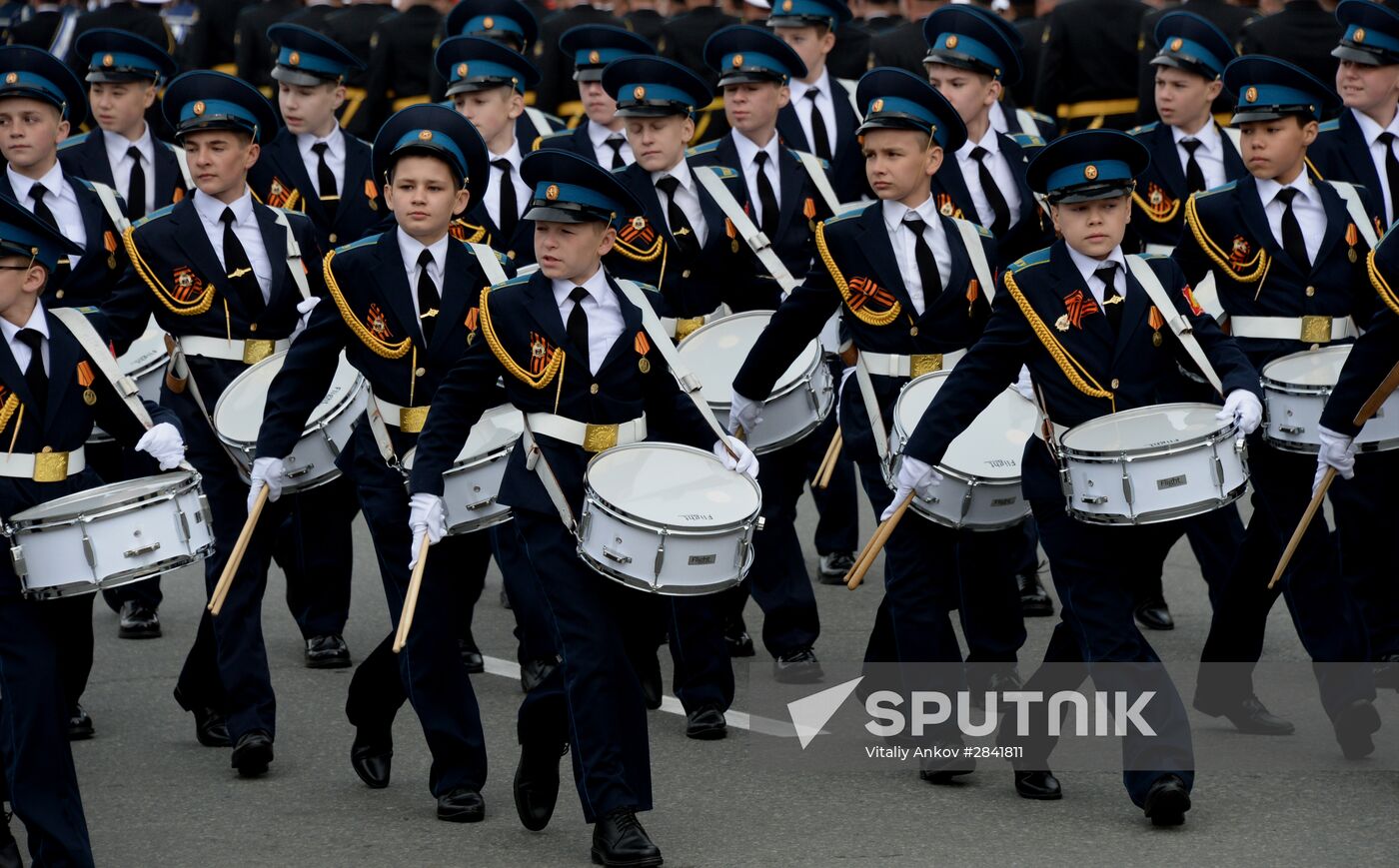 Victory Day Parade in Russian cities