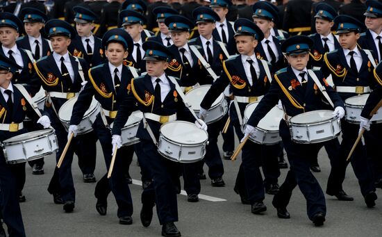 Victory Day Parade in Russian cities