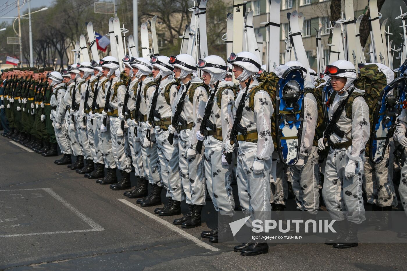 Victory Day Parade in Russian cities