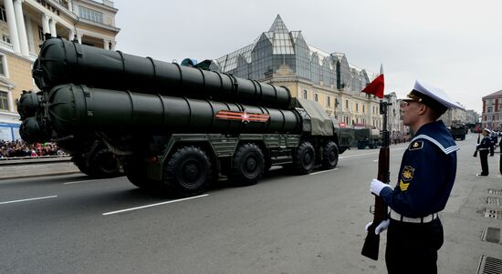Victory Day Parade in Russian cities