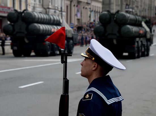 Victory Day Parade in Russian cities