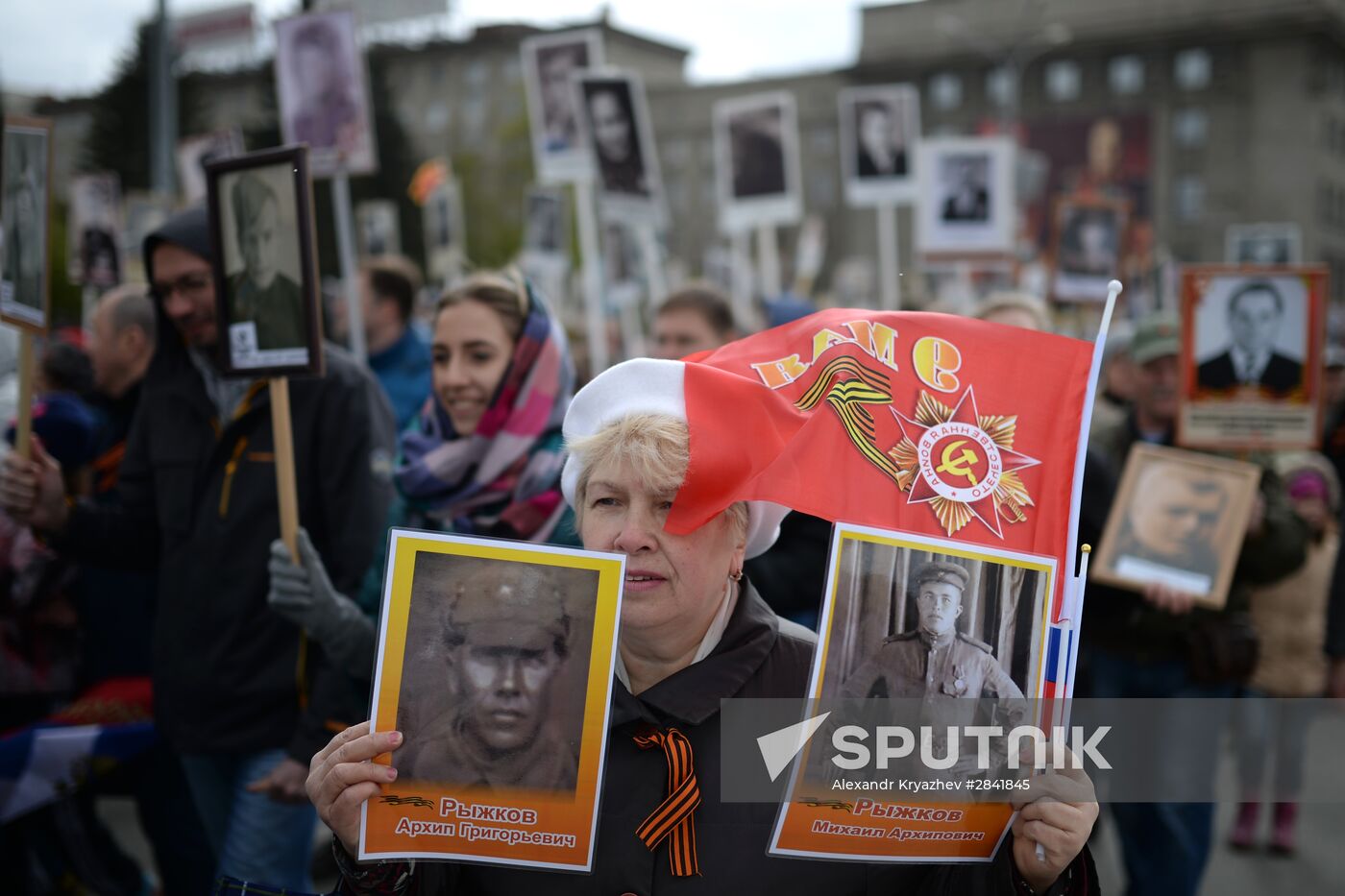 Immortal Regiment march in Russian cities