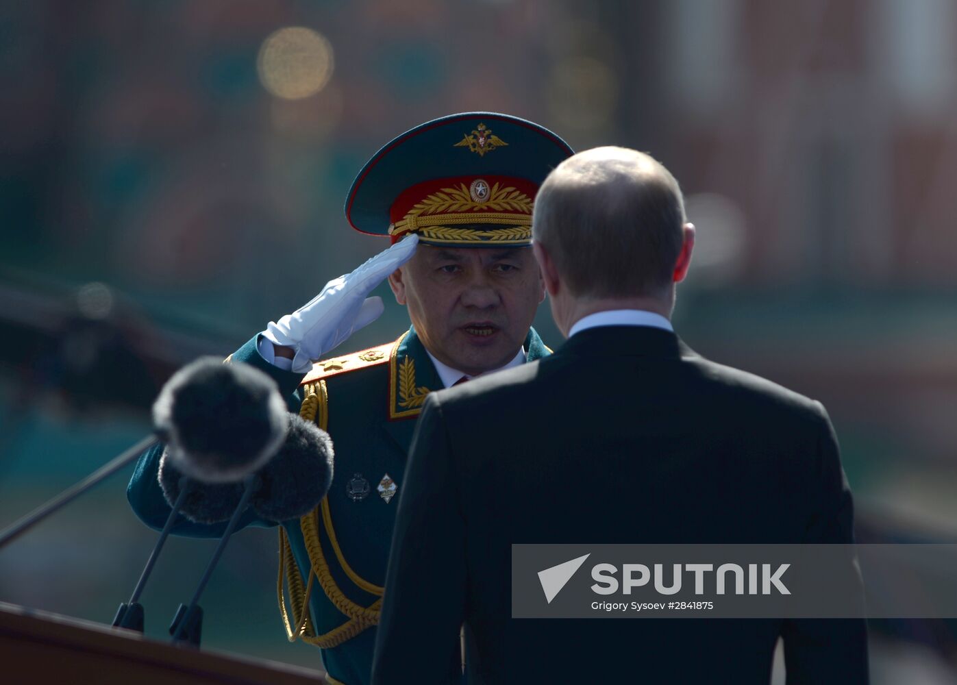Vladimir Putin and Dmitry Medvedev attend military parade to mark 71st anniversary of Victory in 1941-1945 Great Patriotic War