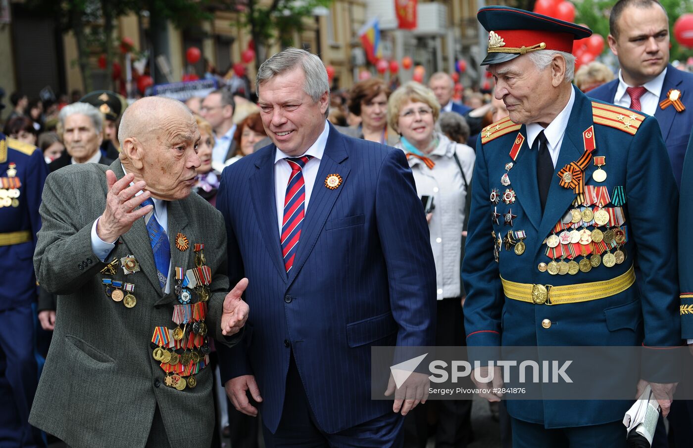 Victory Day Parade in Russian cities
