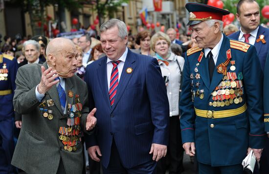 Victory Day Parade in Russian cities