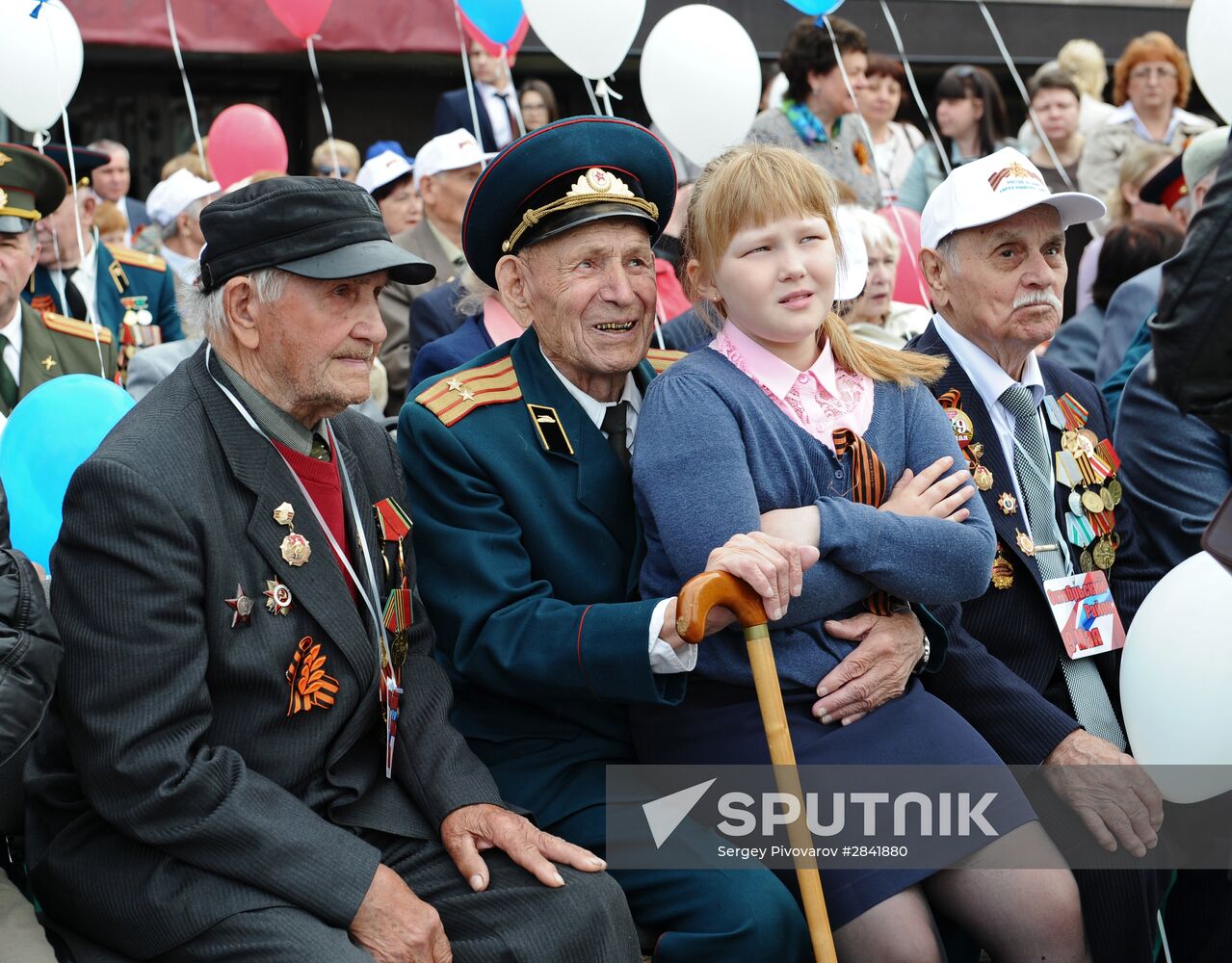 Victory Day Parade in Russian cities