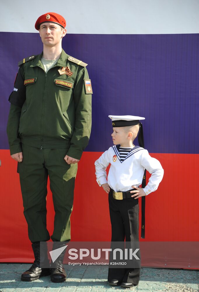 Victory Day Parade in Russian cities