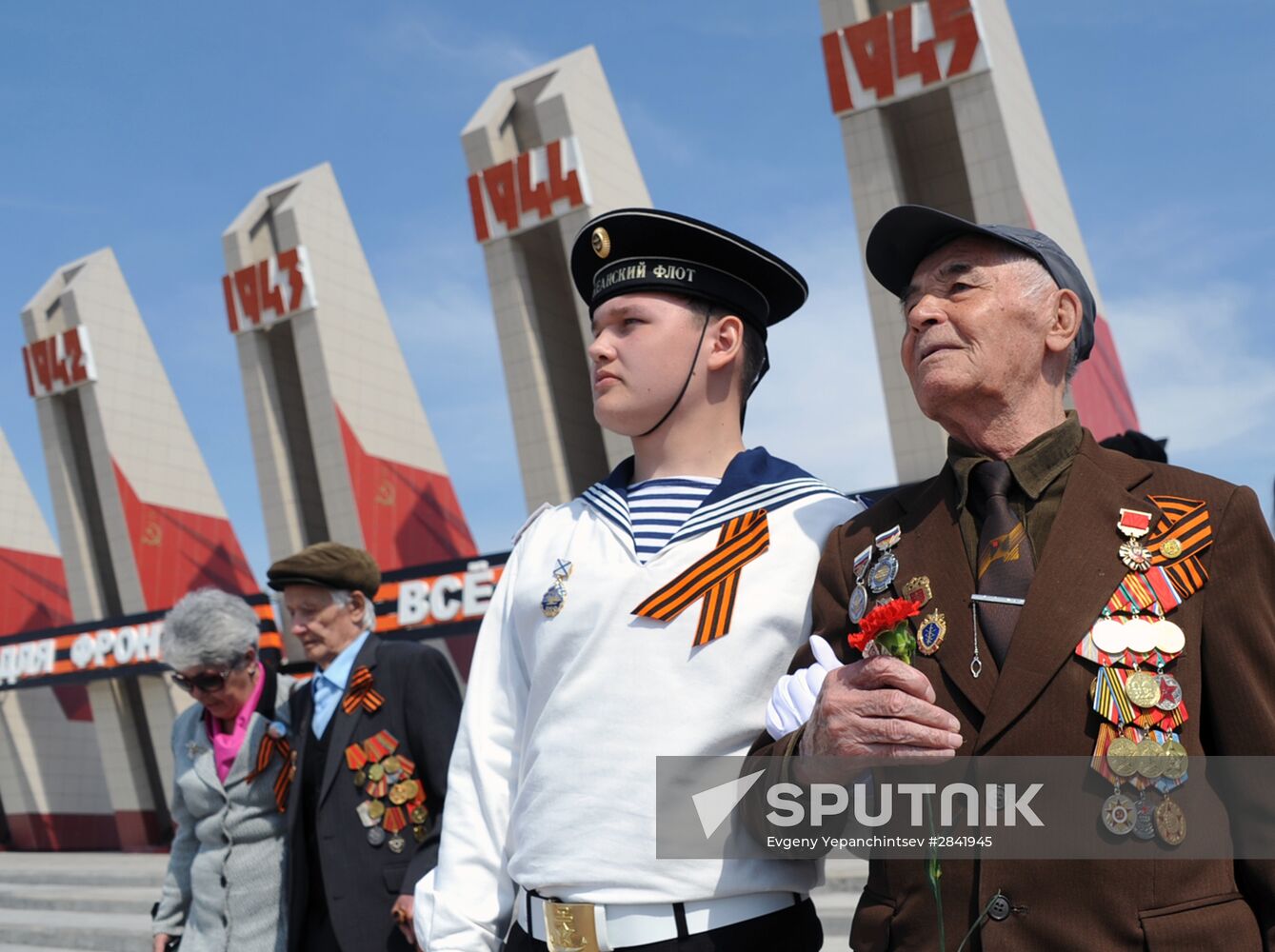 Victory Day Parade in Russian cities