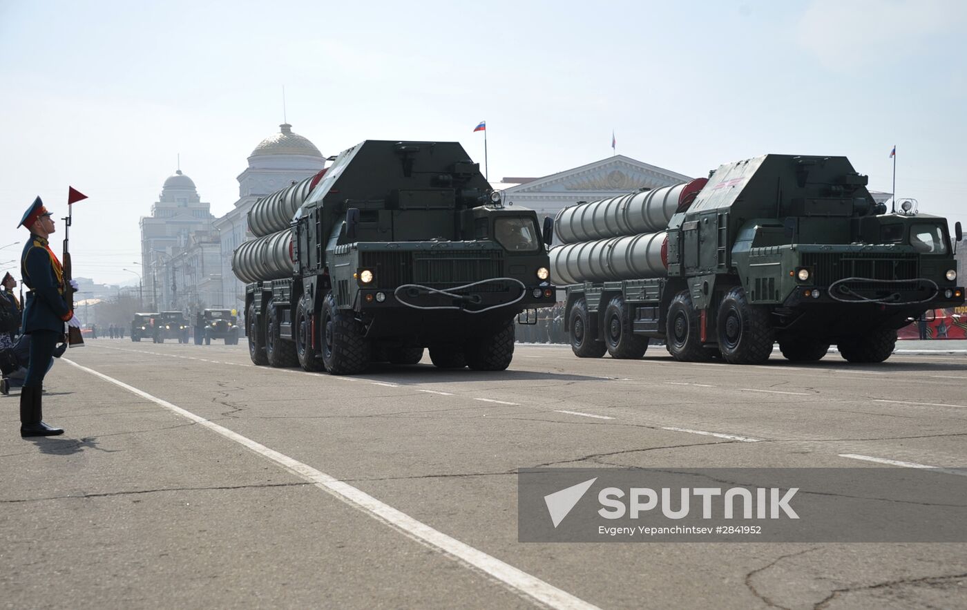 Victory Day Parade in Russian cities