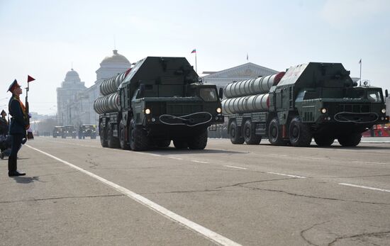 Victory Day Parade in Russian cities