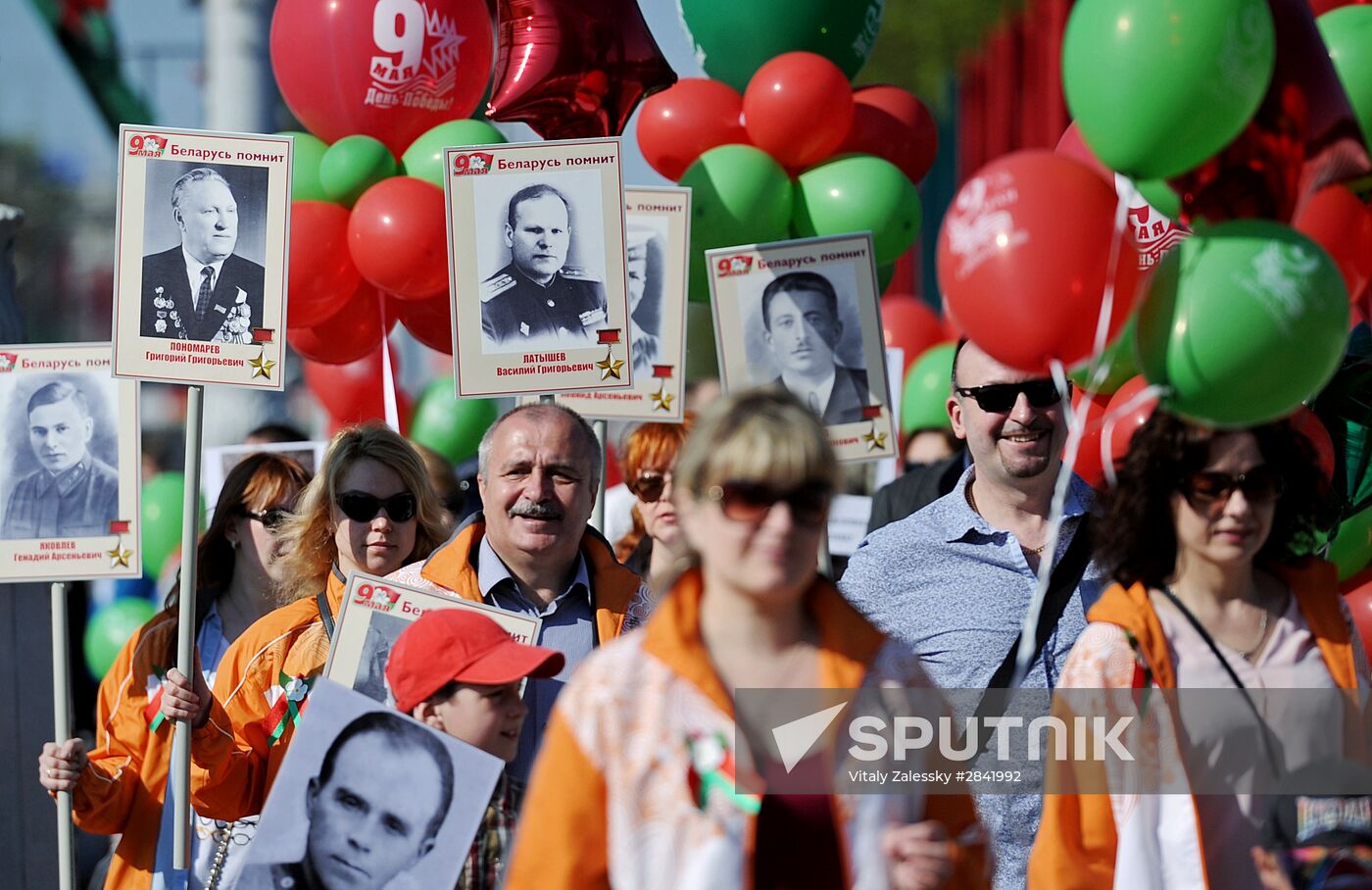 Immortal Regiment march in foreign countries