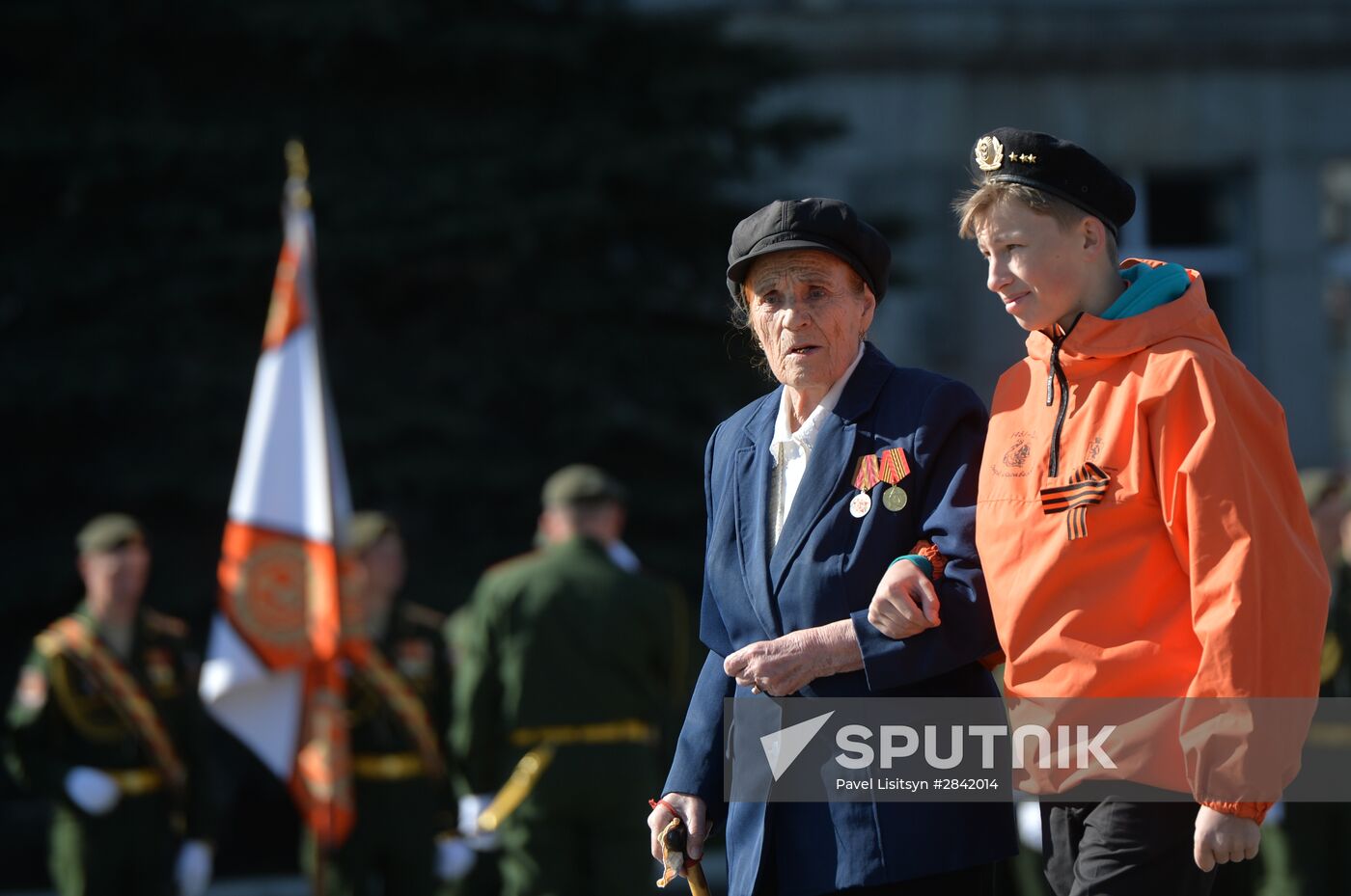 Victory Day Parade in Russian cities