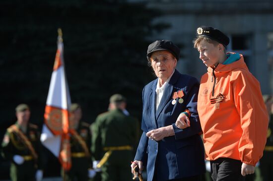 Victory Day Parade in Russian cities