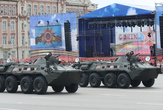 Victory Day Parade in Russian cities