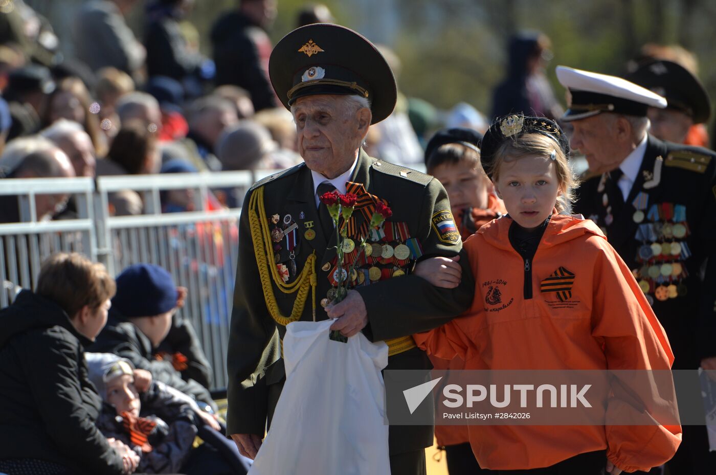 Victory Day Parade in Russian cities