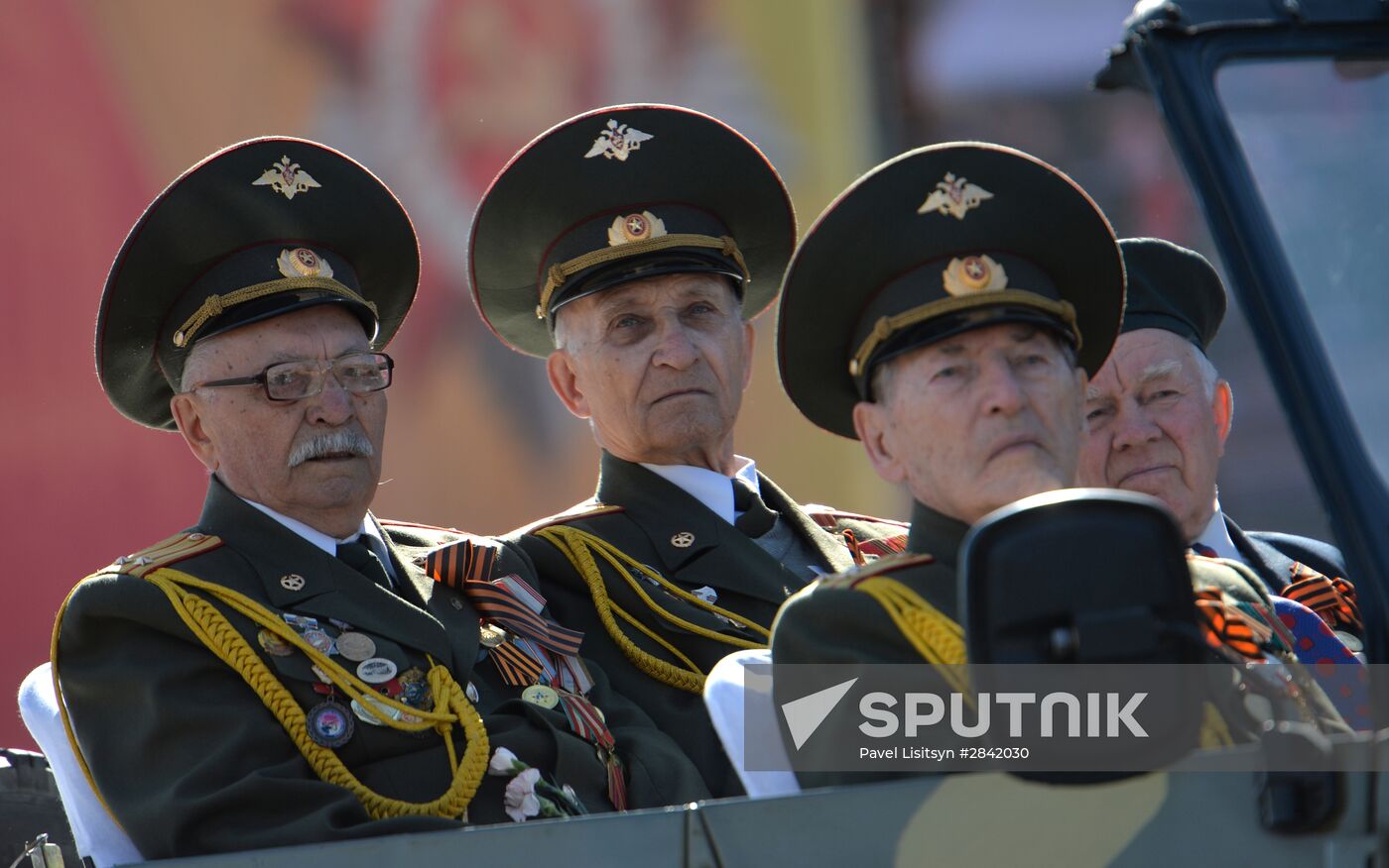 Victory Day Parade in Russian cities