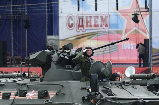 Victory Day Parade in Russian cities