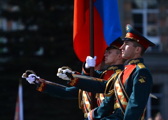 Victory Day Parade in Russian cities