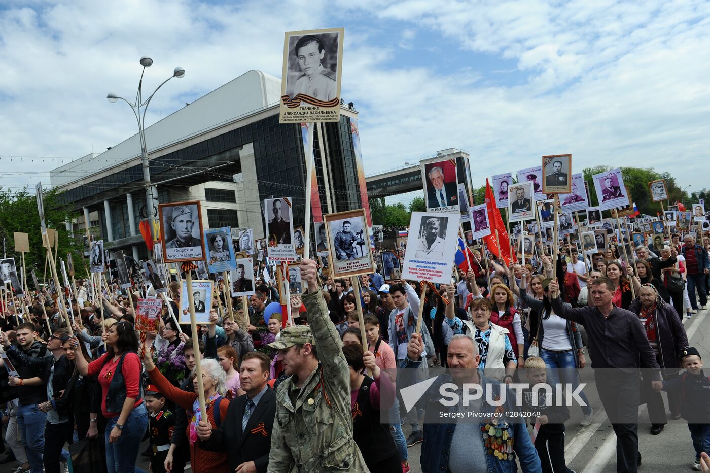 Immortal Regiment march in Russian cities