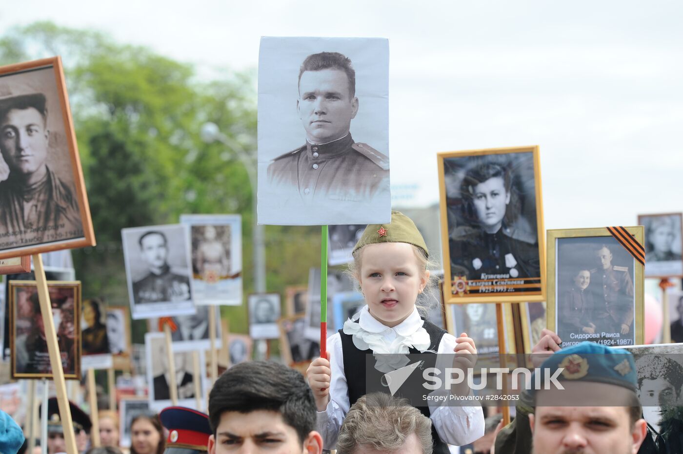Immortal Regiment march in Russian cities