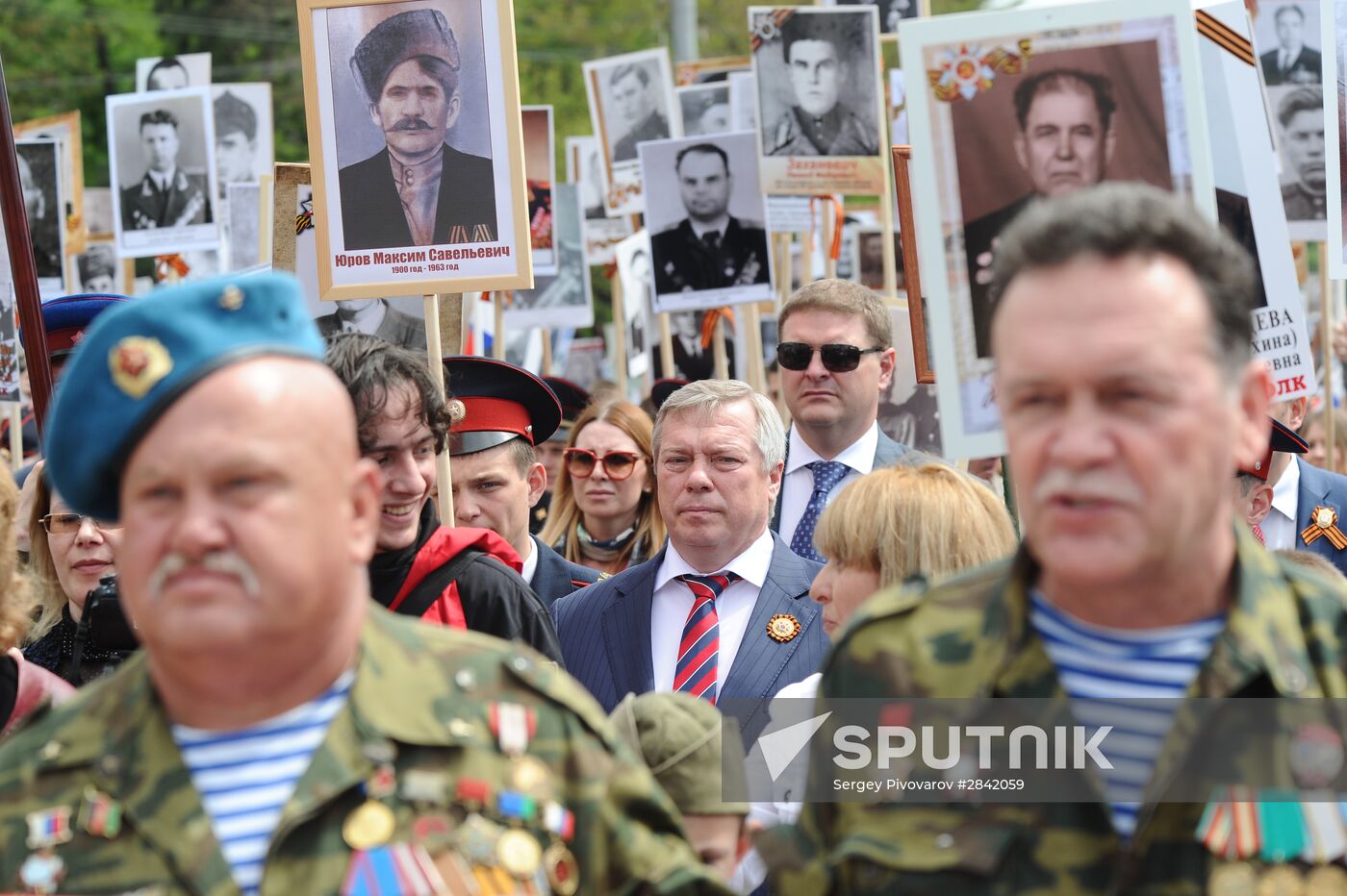 Immortal Regiment march in Russian cities