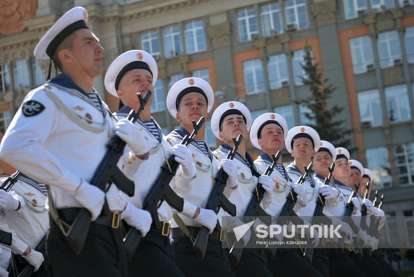 Victory Day Parade in Russian cities